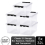 SmartStore Classic 31 Transparent Storage Box 32L, 5pk 1