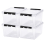 SmartStore Classic 31 Transparent Storage Box 32L, 4pk 11