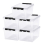 SmartStore Classic 31 Transparent Storage Box 32L, 5pk 12