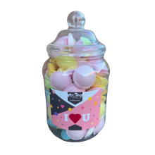 I Love You Gift Flying Saucers 200gm Novelty Jar Sweet Tub