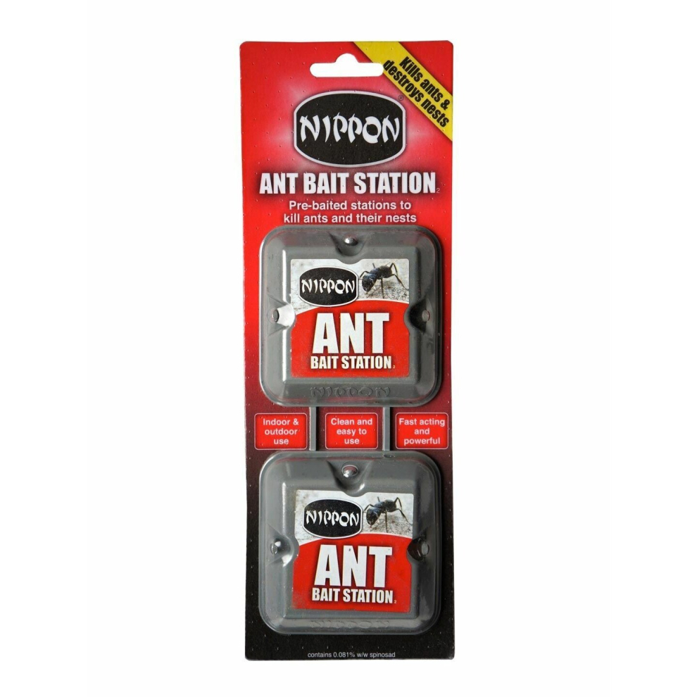 Nippon Ant Stop Killer Bait stations Destroys Ants & Nests