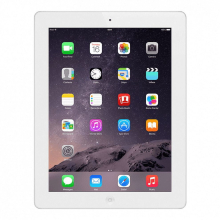 Apple iPad 4th Gen 9.7" 16GB Wi-Fi MD513LLA - White - Refurbished