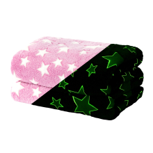 Glow in The Dark Throw Blanket - Cosy Warm & Super Soft Fleece