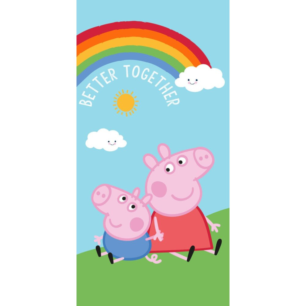 Peppa Pig Bath Beach towel 140 x 70 cm 100% COTTON