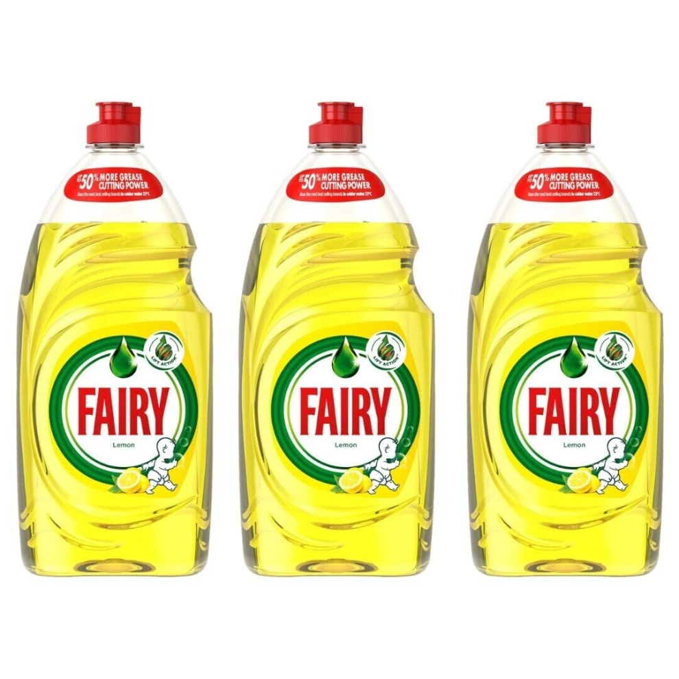 Fairy Washing up Liquid Lemon 1015ml Pack of 6