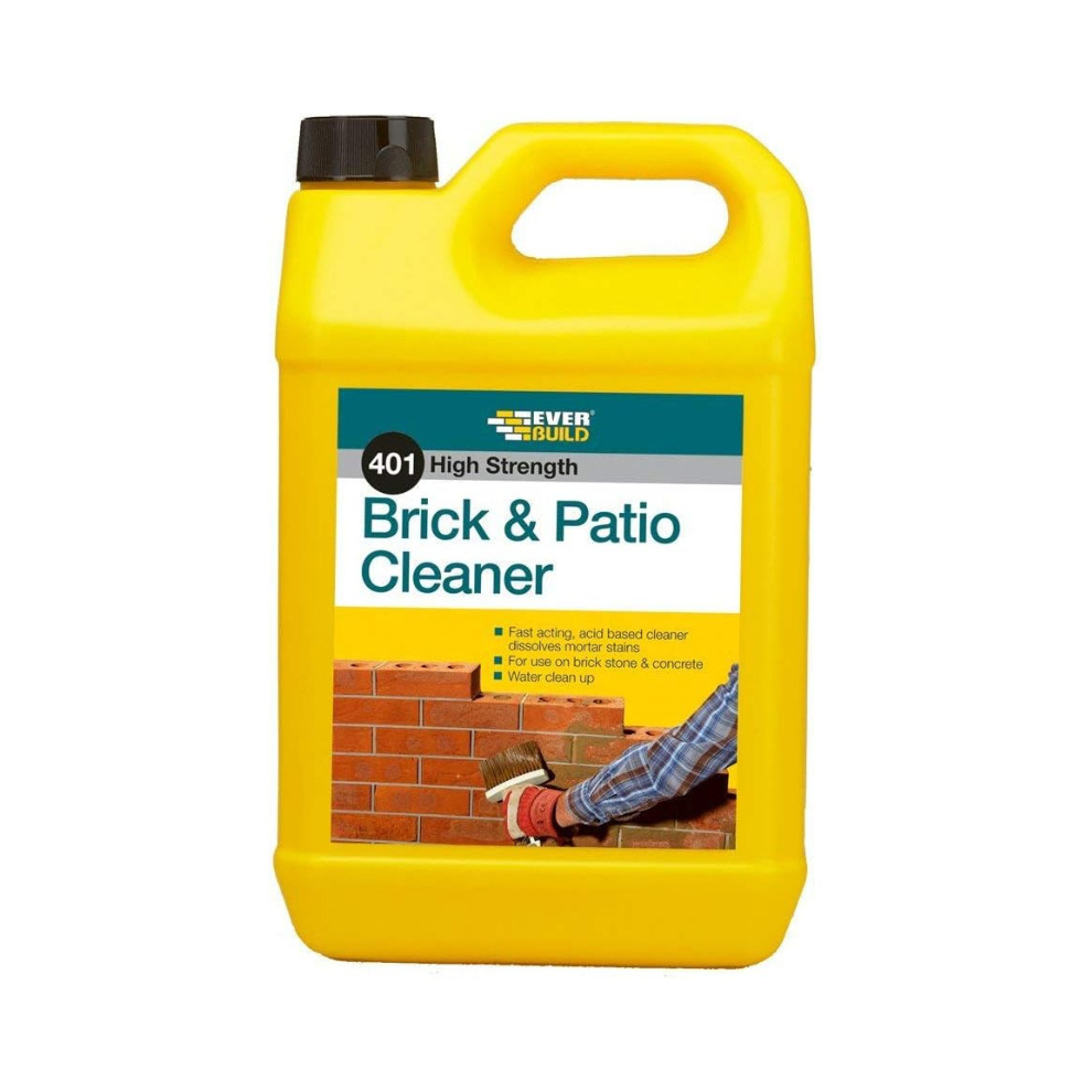 Everbuild 401 Brick and Patio Cleaner, 5 Ltr