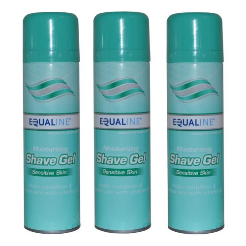 Equaline Shave Gel 3x 198ml Tins
