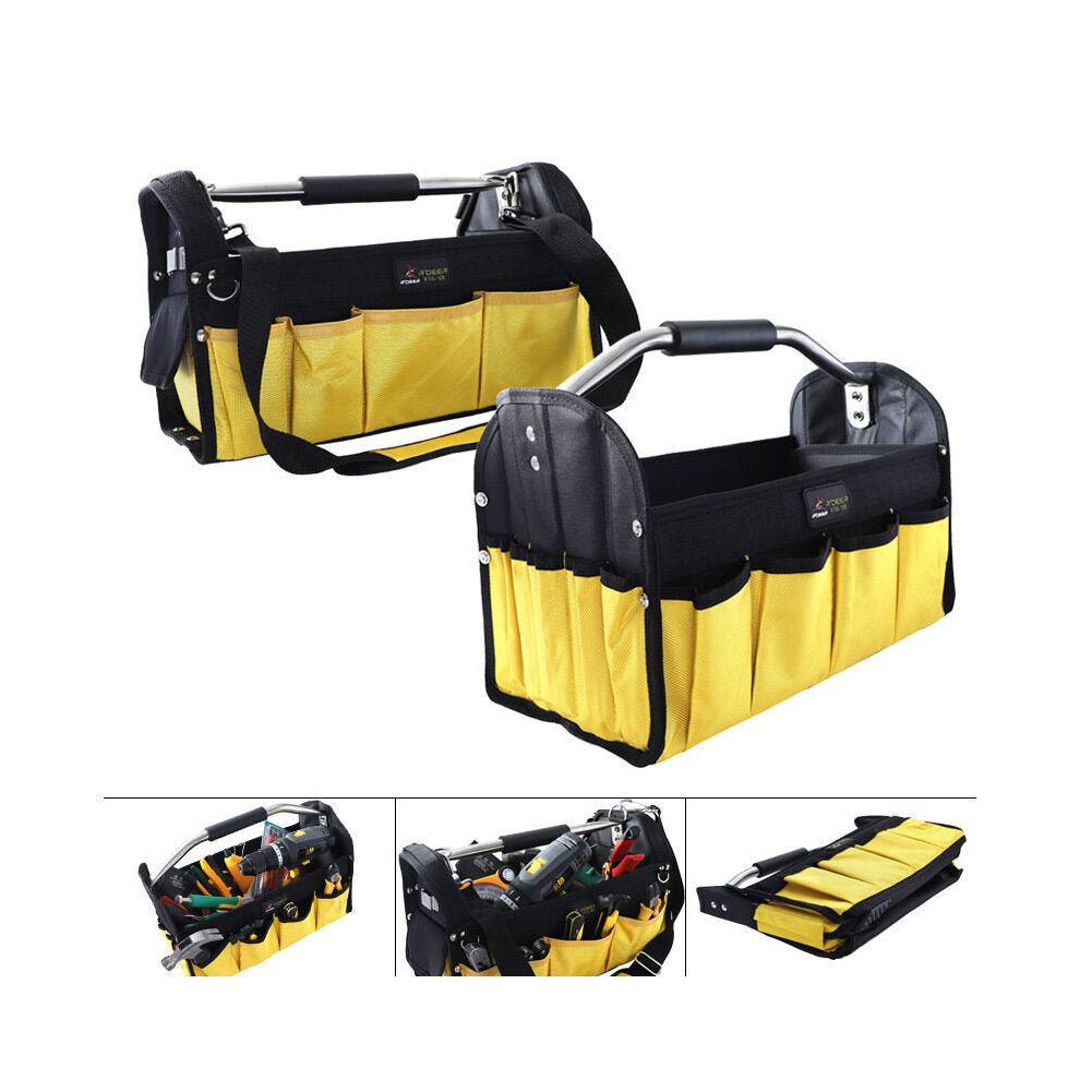 (400*180*170Mm) Canvas Large Capacity Electrician Tools Organizer Repair Toolkit Portable Kit 9078193522297