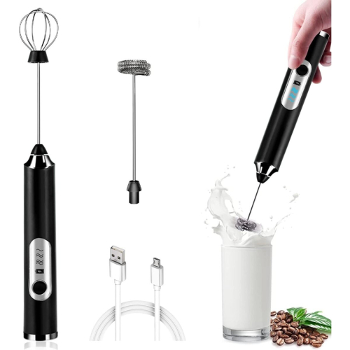 Mini Electric Milk Frother Egg Beater Handheld Shake Whisk Mixer Tools