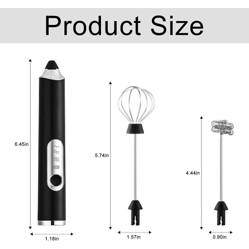 Mini Electric Milk Frother Egg Beater Handheld Shake Whisk Mixer Tools 1