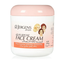 Jergens All Purpose Face Cream - Versatile Skincare, Deep Hydration, Multi-Benefit Formula for Healthy and Radiant Skin 170 grams