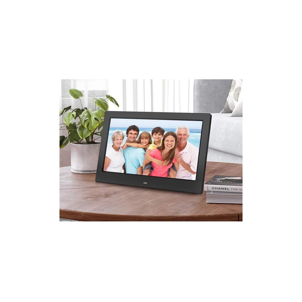 (Black) 10'' Digital Photo Frames Black HD Video Gift for Her Christmas Gift Pack