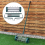 Costway Rolling Grass Lawn Aerator Garden Steel Spike Roller Aluminium Handle 1