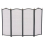 (4 Panel Fire Screen) Fire Guard Screen Spark Cover Fine Mesh Protector 1