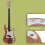 4Strings Electric Bass Guitar Full Set W/ 20W Amplifier Bag Strap Cable 10