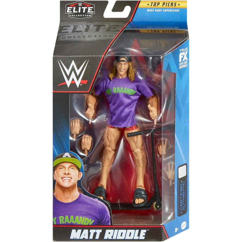 WWE Elite Top Picks â Matt Riddle Action Figure