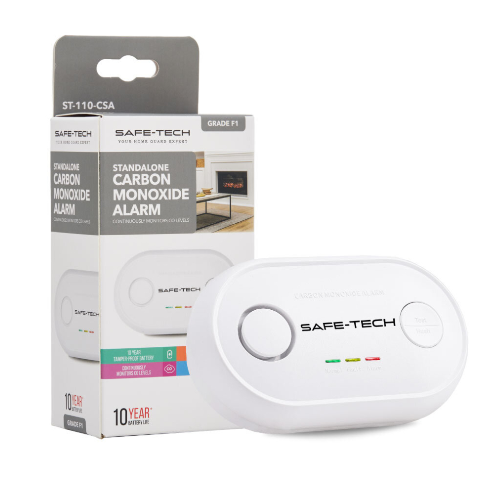 Standalone Carbon Monoxide Detector With 10 Years Tamperproof Battery
