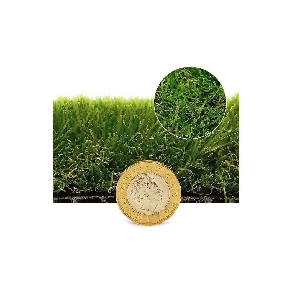 (1m(3'3") X 2m(6'6")-2m², Cape Verde 40mm) Realistic Artificial Grass 20mm 30mm 40mm 45mm, Pet-Friendly Artificial Grass