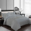 (Silver, Single) Diamond Lace Aurora Luxury Bedding Duvet  Set 1