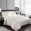(White, Double) Diamond Lace Aurora Luxury Bedding Duvet  Set 1