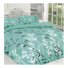 (Duck Egg, King) Duvet Cover or eiderdown Set Floral Flowers Kaylee Quilt Cover