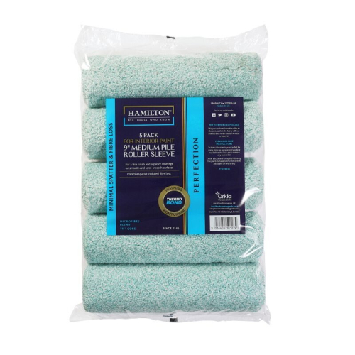 Hamilton Hamilton Perfection Microfibre Roller Sleeve 9"x1.75" Pack of 5