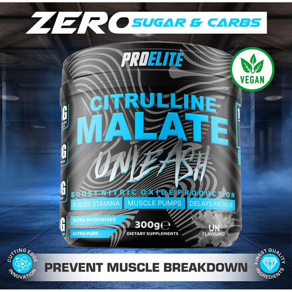 L-Citrulline Malate 2:1 Powder 300g Muscle Pump Pre Workout Stamina