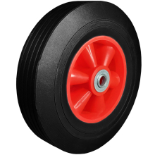 255mm solid sack truck trolley wheel wheelbarrow 10" + 16mm bearings