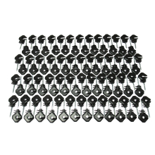 Electric Fencing Diamond Ring Insulators for Wooden Posts x100