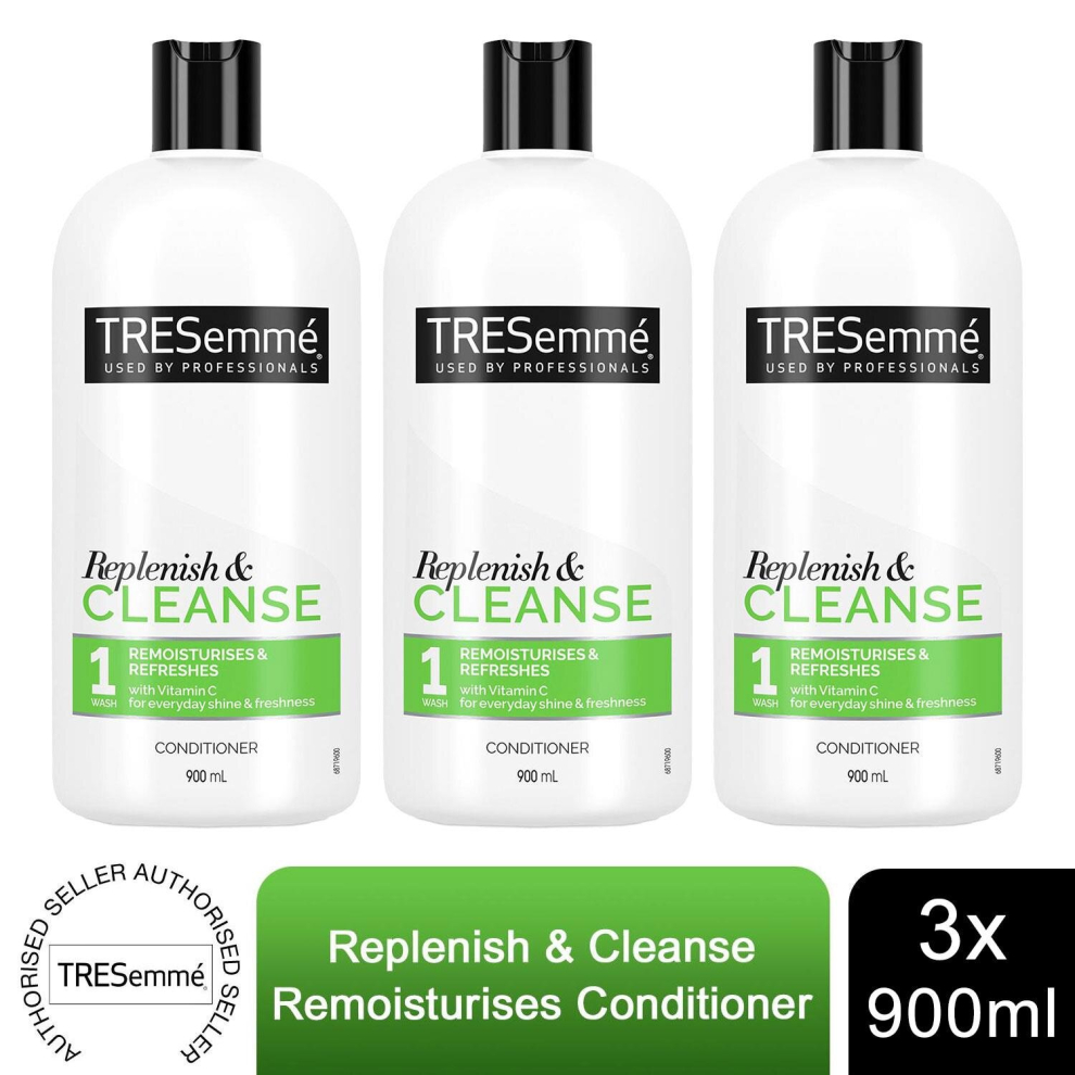 Tresemmé Tresemme Cleanse & Replenish Remoisturising Conditioner 900Ml, 3Pk