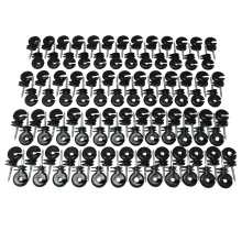 Electric Fencing Standard Ring Insulators for Wooden Posts x100