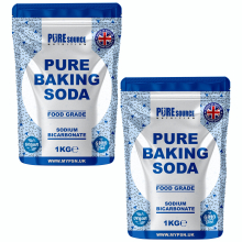 (1Kg X 2) Baking Soda Sodium Bicarbonate Food Grade Powder