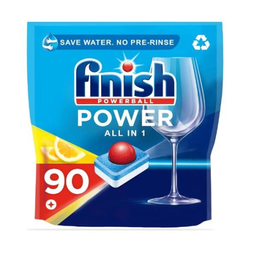 Finish All in 1 powerball, lemon sparkle 90 tabs