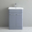 600mm Bathroom Curved Vanity Unit & Basin Sink Modern Storage Cabinet 2