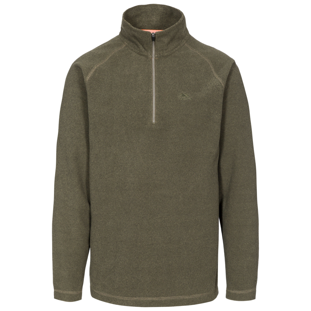 Trespass (Xxxl, Moss) Mens 1/2 Zip Fleece Pullover Keynote Green
