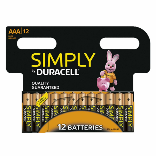 Duracell 3x Duracell Simply Pk12 AAA Batteries 2