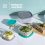 LIVIVO 7pc Food Storage Containers Box with Airtight Lids 2