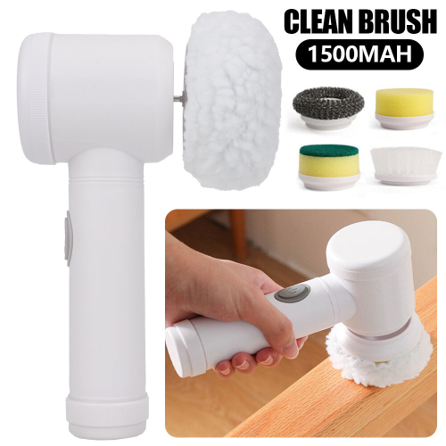 Electric Cordless Cleaning Brush Spin Scrubber Turbo Scrub Cleaner Rechargeable