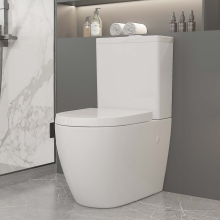 Close Coupled Toilet & Soft Close Seat Ceramic WC Dual Flush Water Saving