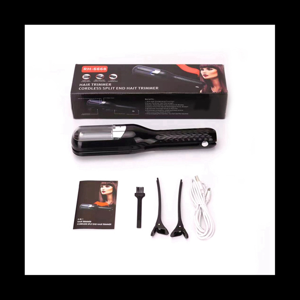 Hair Split Ends Trimmer Remover Damaged Hair Repair Hair Care Black
