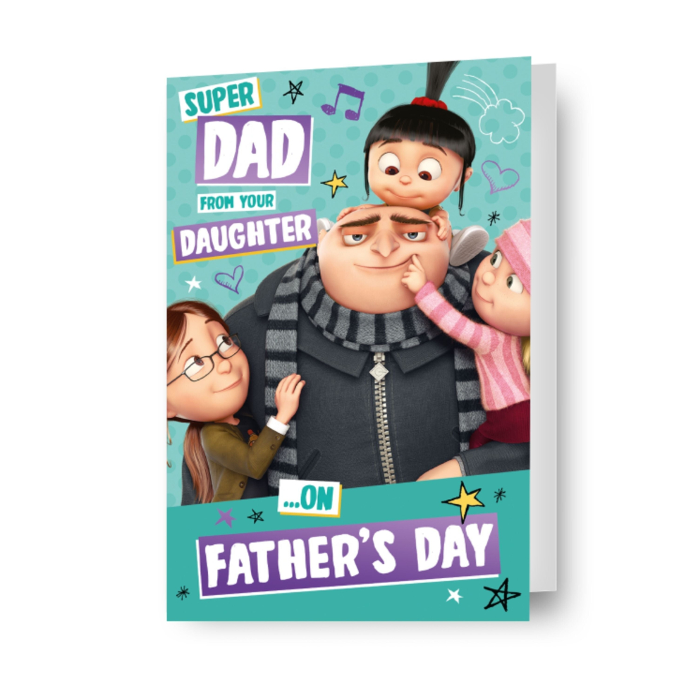 Despicable Me Father's Day Card From Your Daughter