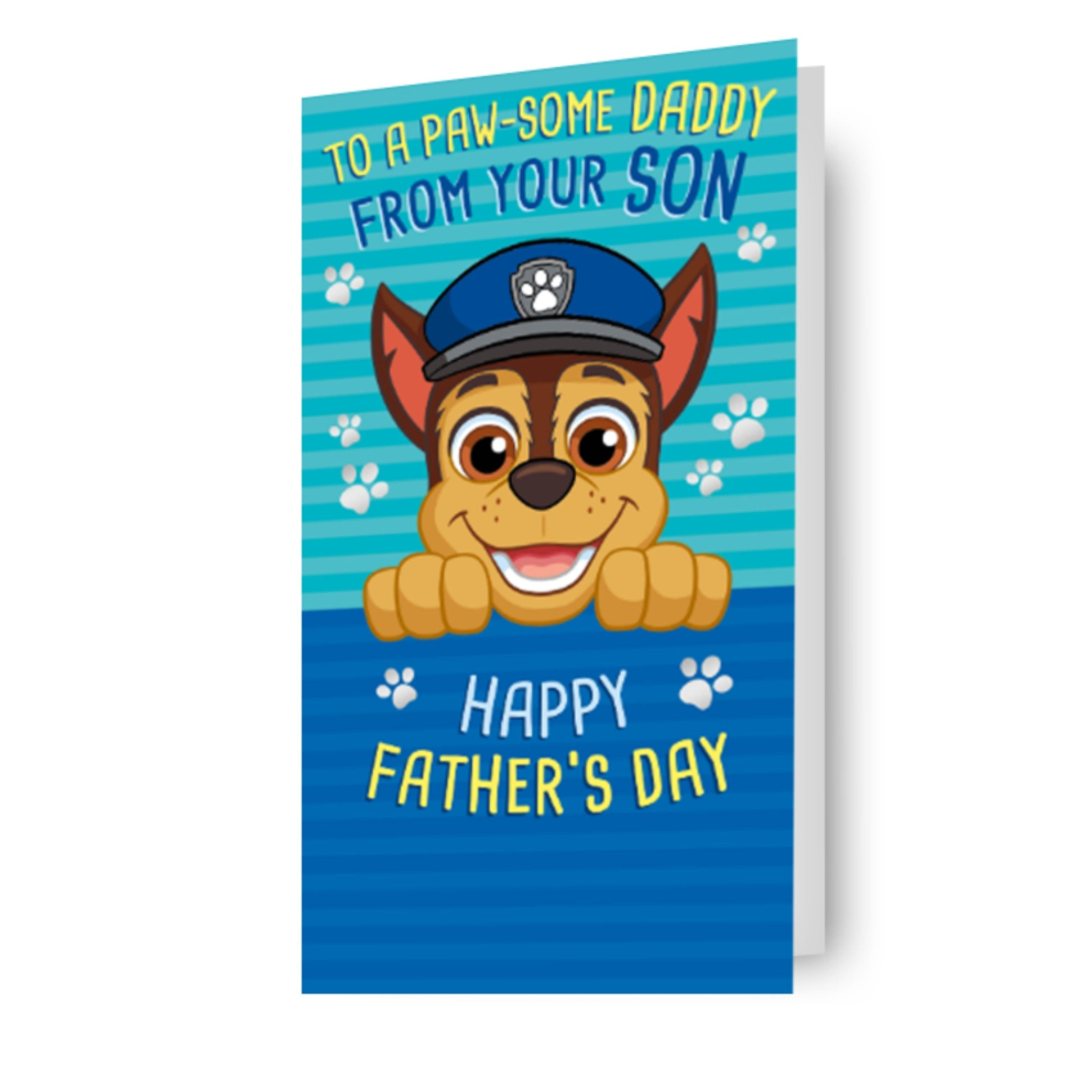 Paw Patrol Father's Day Card 'From Your Daughter'