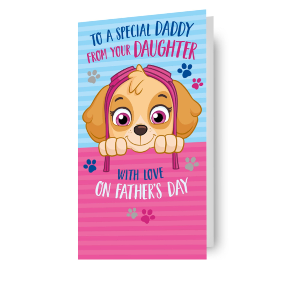 Paw Patrol Father's Day Card From Your Daughter