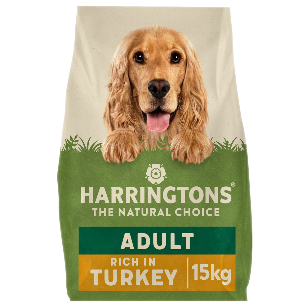 Harringtons Complete Dry Dog Food Turkey & Veg 15kg - Made with All Natural Ingredients