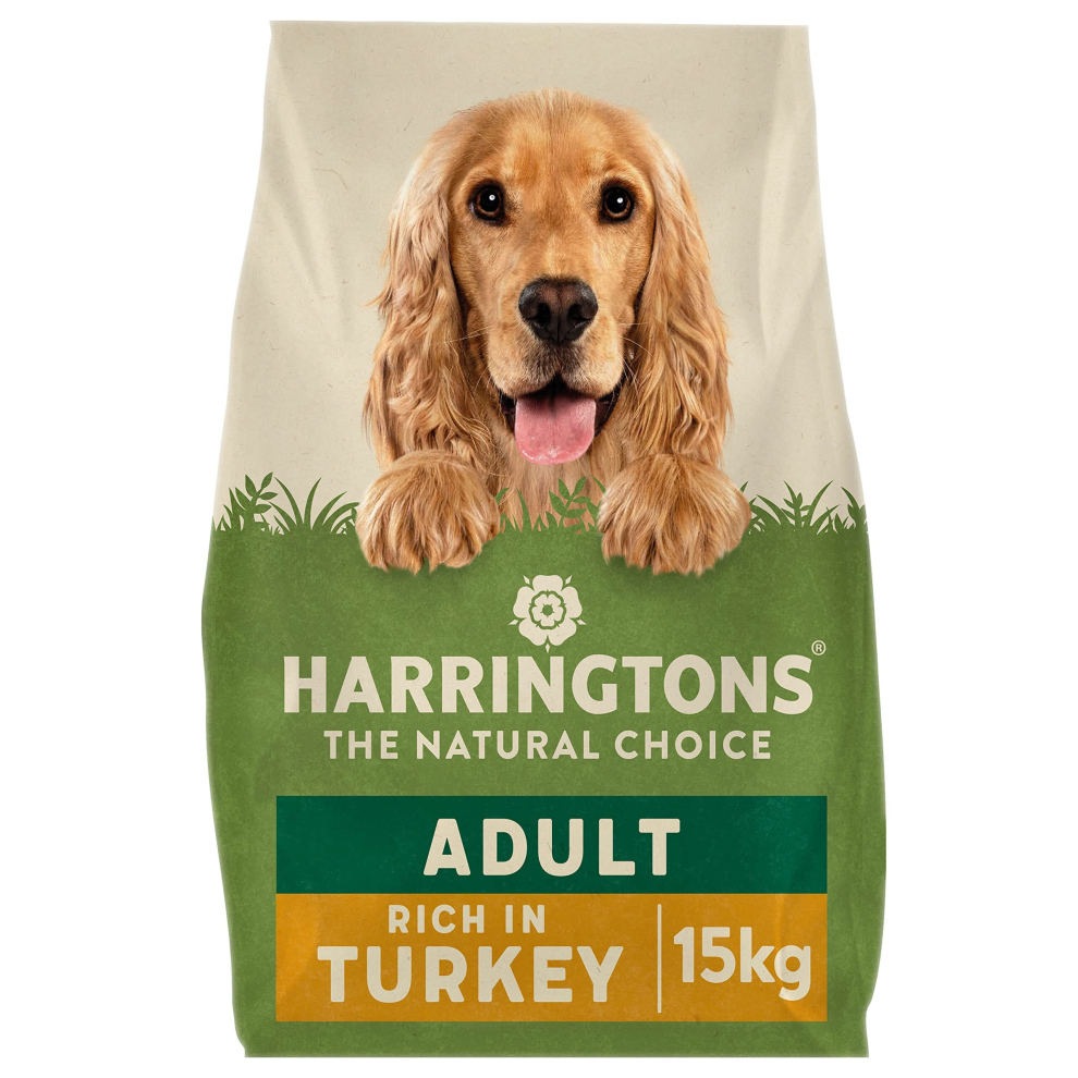 Harringtons Complete Dry Dog Food Turkey & Veg 15Kg - Made With All Natural Ingredients