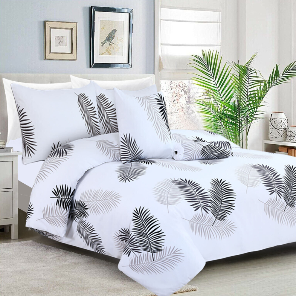 (Leaf, Double) Duvet Cover Printed Bedding Set  & Pillow Case