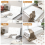 Casart 10 cm Double Size Gel Mattress Tri-fold Memory Foam Topper Cool 4