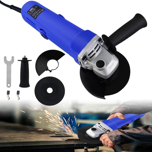 Power Angle Grinder with Disc Kit Power Tool Sander for Cutting, Grinding, Polishing and Rust Removal