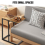 C-Shaped Side Table Sofa Side Table Snack End Table Coffee Snack Table Laptop Holder Table 7