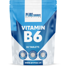 (30 Tablets) Vitamin B6 Tablets 100mg Vegan Hormone Balance PSN